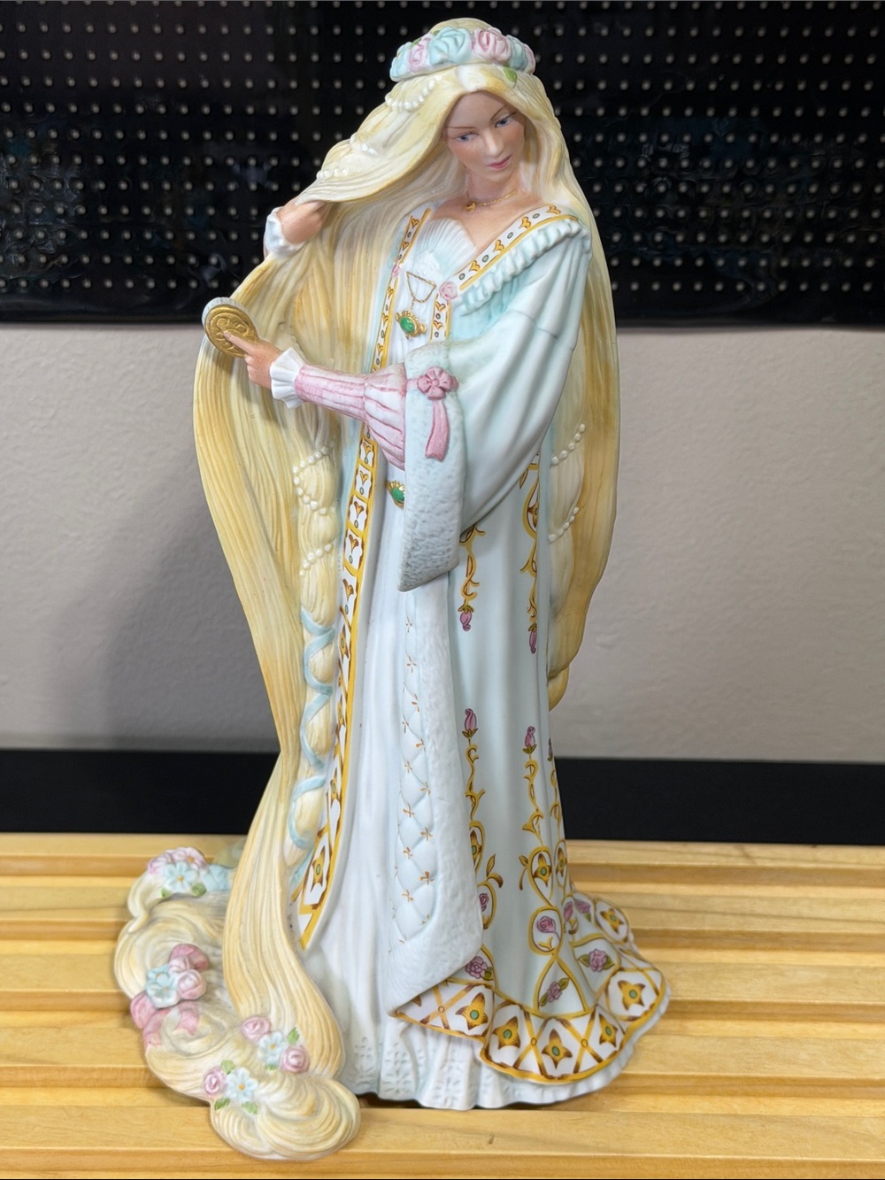 Lenox Rapunzel porcelain statue 9” tall